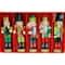 Wizardi 4.92" Wooden Christmas Festive Decoration Nutcracker Set